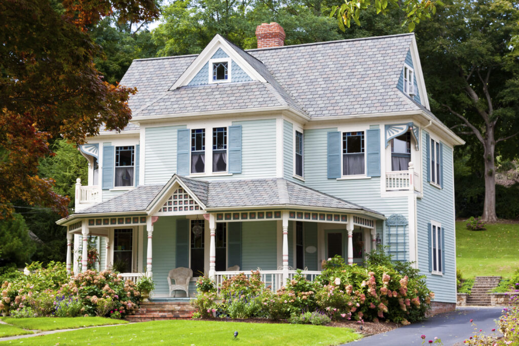 Victorian home in mass with high end shingles