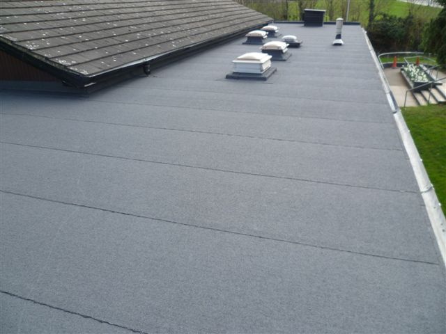 Flat roofing membrane.